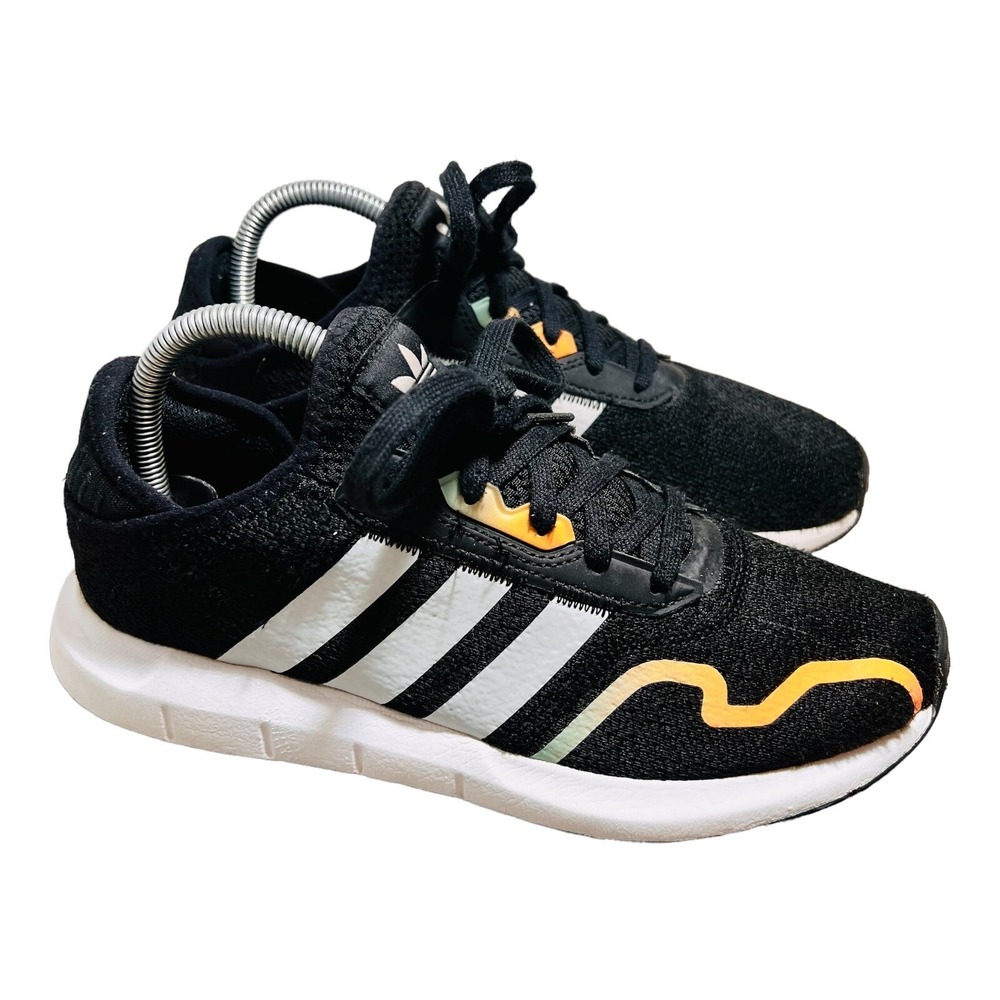 adidas G55540 Swift Run X Kids Boys Black Sneakers Shoes Casual Size 7